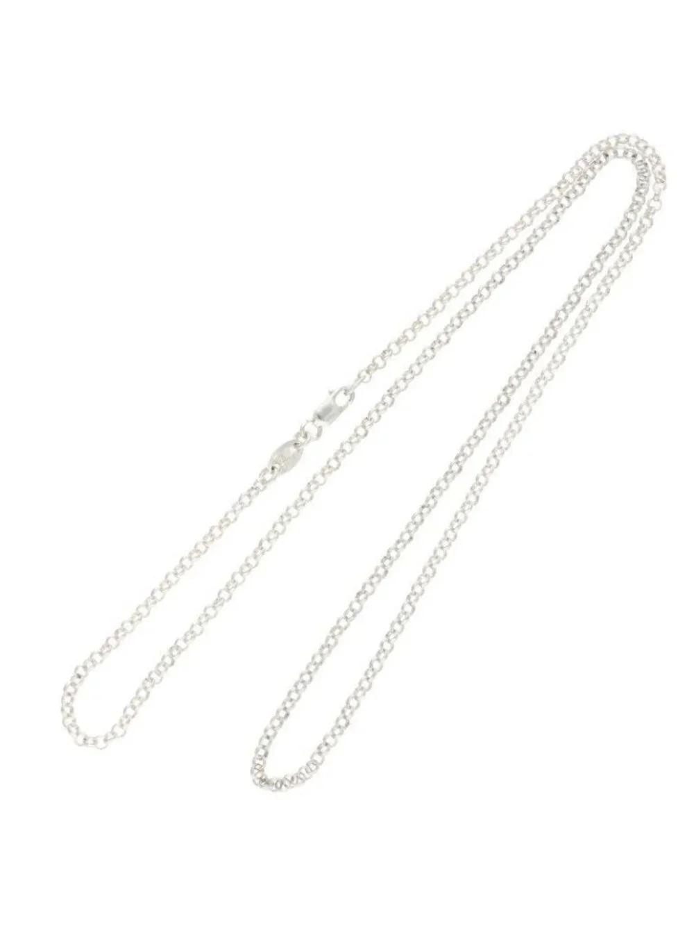 Chrome Hearts Roll Chain Silver Necklace